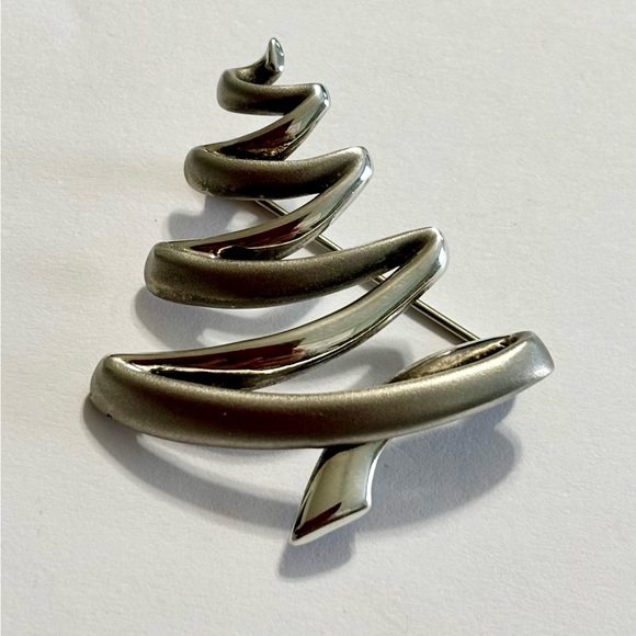 lSterling silver Christmas tree  brooch/ pin… Vintage - Picture 4 of 13